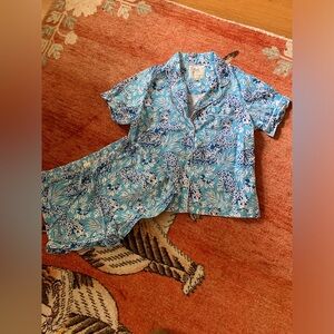 Printfresh + Anthropologie leopard print PJ’s